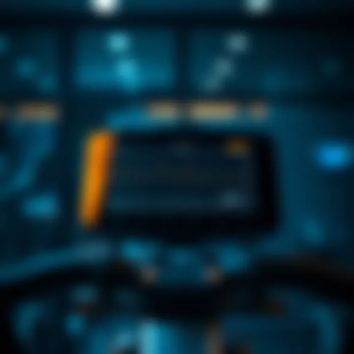 Display screen on an indoor bike illustrating tracking features