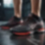 Dynamic cross training footwear showcasing flexibility and grip