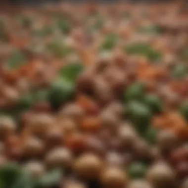 Legumes: Nutrient-Dense Fiber Sources An elegant presentation of mixed legumes