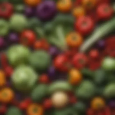 Vegetables: The Fiber-Rich Essentials A colorful arrangement of assorted vegetables