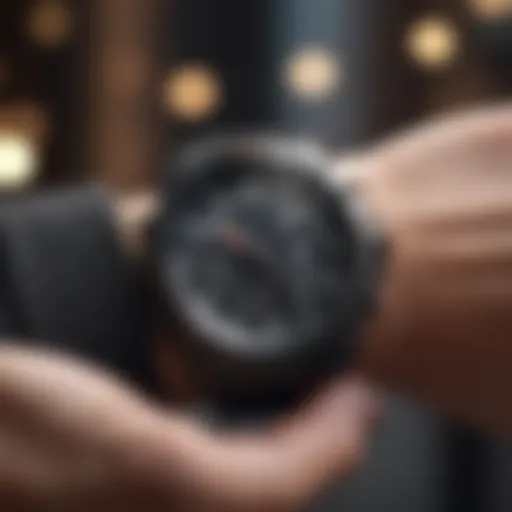 Innovative fitness tracking watch showcasing advanced features