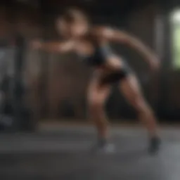 A dynamic body weight exercise circuit in action