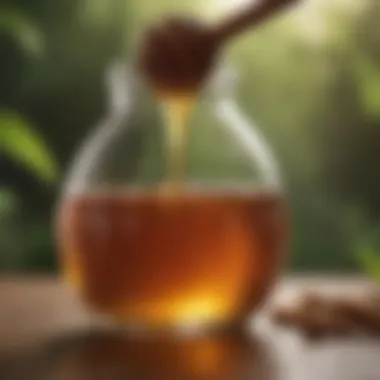 Natural Sweeteners Showcase A collection of natural sweeteners like honey, maple syrup, and agave nectar.