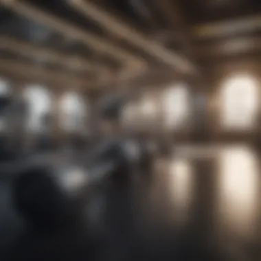 Engaging Group Fitness Activities Group fitness class in a luxurious hotel gym