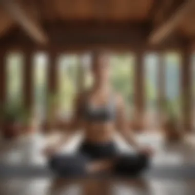 Rejuvenating Yoga Experience Yoga session in a serene hotel space