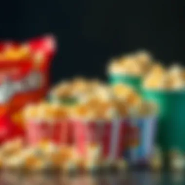 Exciting Flavors of Low-Calorie Popcorn An assortment of flavored popcorn in colorful containers