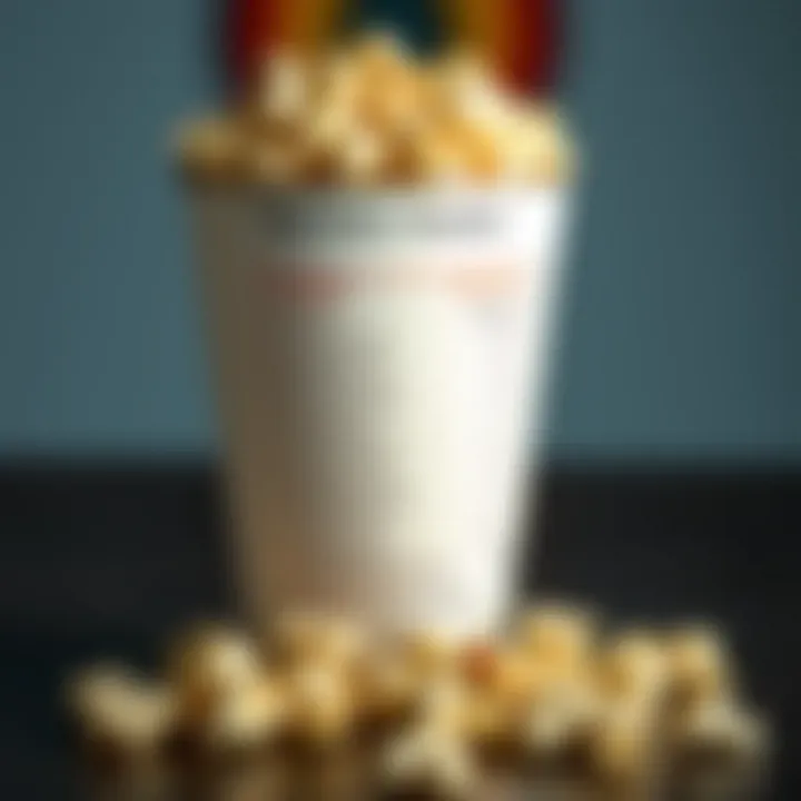 Nutritional Benefits of Popcorn Snacks Nutritional chart showcasing the health benefits of popcorn