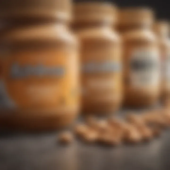 Labeling of popular low-sugar peanut butter brands