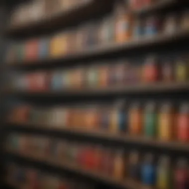 A variety of multivitamin bottles without zinc and magnesium on a shelf
