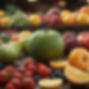Nutritional Benefits of Popular Fruits Infographic displaying nutritional benefits of popular fruits