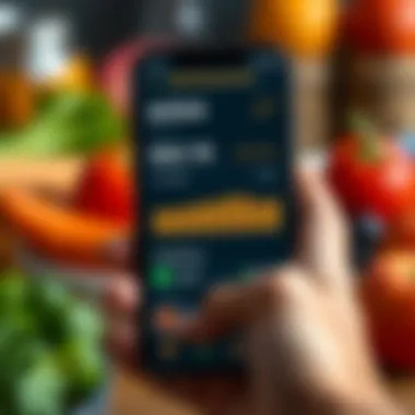 Nutritional Insights at Your Fingertips Nutritional breakdown display on a mobile app