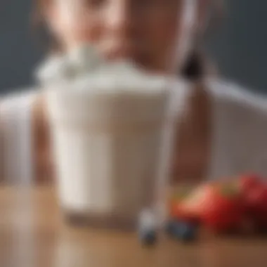 An infographic showcasing the nutritional benefits of yogurt