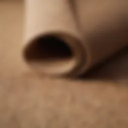 Close-up of Yogi Bare Mat texture showcasing eco-friendly material