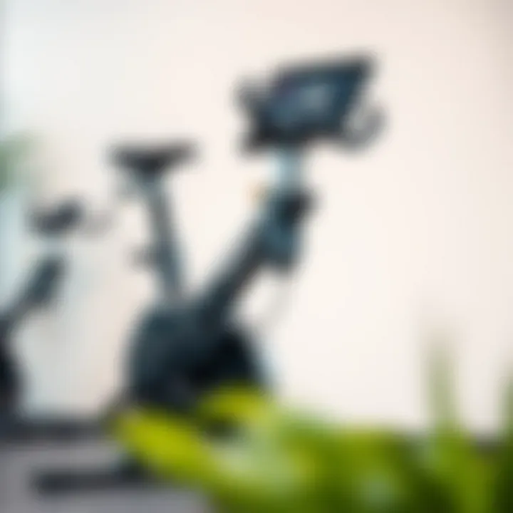 Innovative Features of Contemporary Workout Bikes A modern workout bike equipped with advanced technology