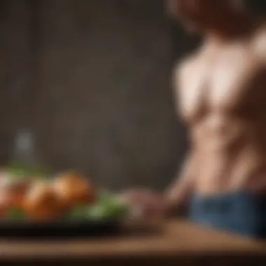 Illustration depicting metabolic changes during fasting