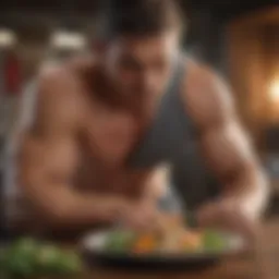 A balanced plate of nutritious foods for optimal fitness