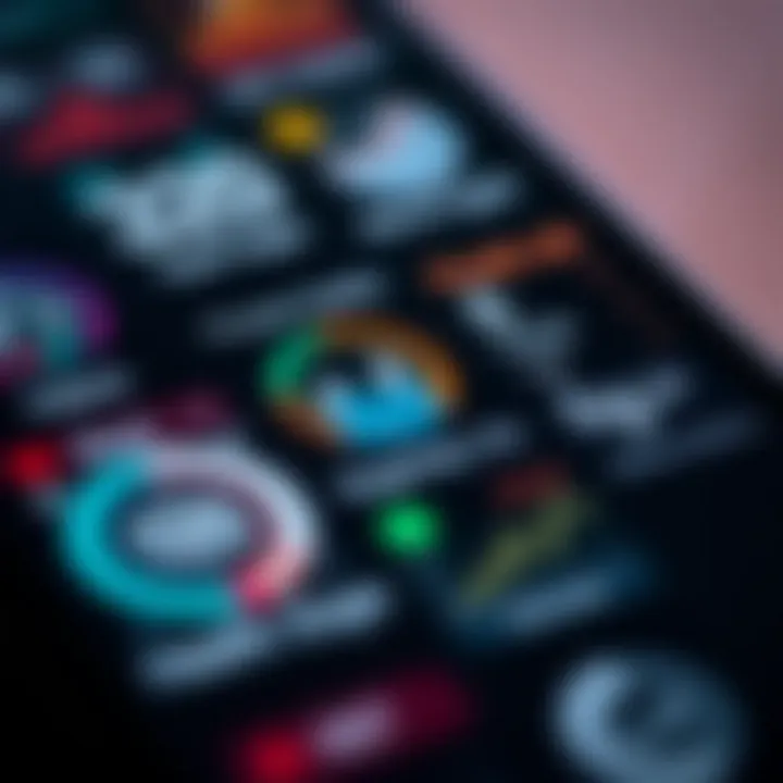 A close-up of fitness app features focusing on health metrics