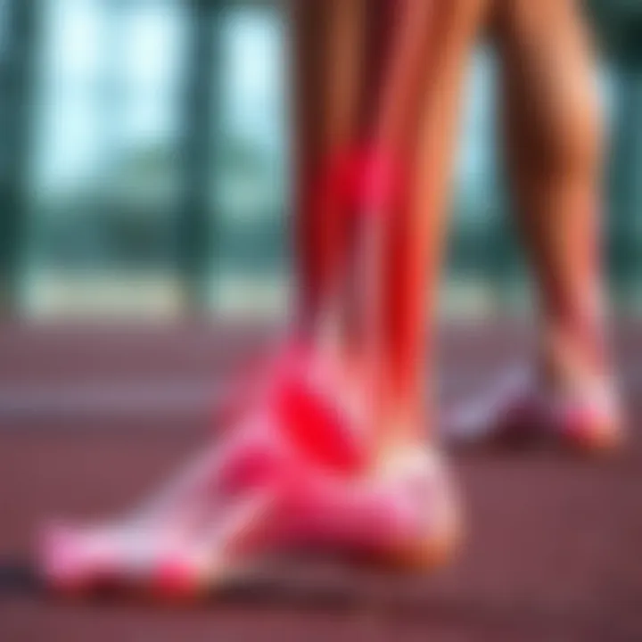 Illustration of dehydration effects on muscles