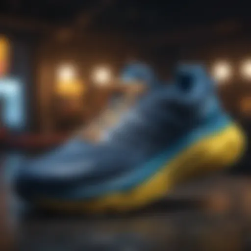 Hoka sneakers showcasing advanced design features