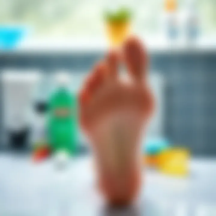 Hygiene products for foot maintenance