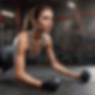 Effective Exercise Regimen Dynamic workout session with diverse exercises