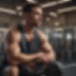 A person contemplating their gym membership options.