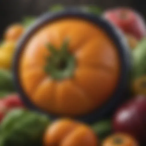 A vibrant array of fresh fruits and vegetables symbolizing a healthy cleansing diet