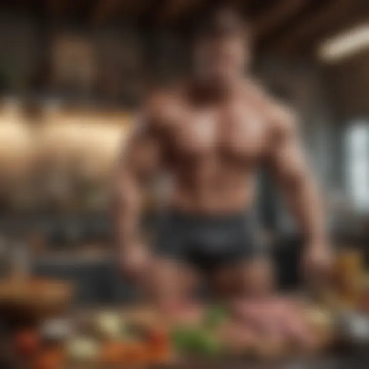 Nutrient-rich meal plan designed for muscle growth