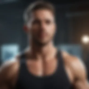 Engaging in Exercise for Hormonal Balance Dynamic workout session promoting testosterone production