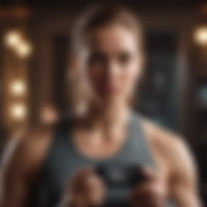 A motivational graphic illustrating the benefits of using fitness apps for beginners.