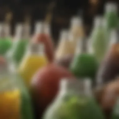 Carbonated Beverages and Bloating Graphic showing carbonated beverages and their bloating effects
