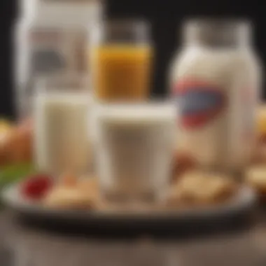 Dairy Products and Digestive Discomfort Visual representation of dairy products linked to digestive discomfort