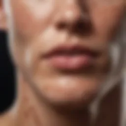 Illustration of tinea versicolor skin condition