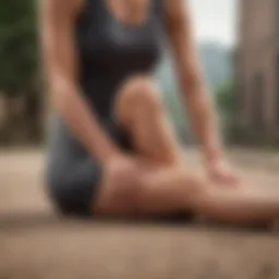 Stretching exercise for leg cramps relief