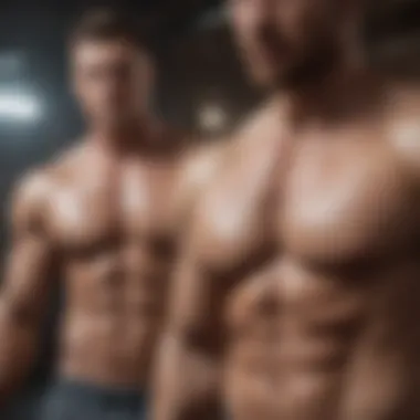 Muscle Gain versus Fat Loss Visual representation of muscle gain vs. fat loss