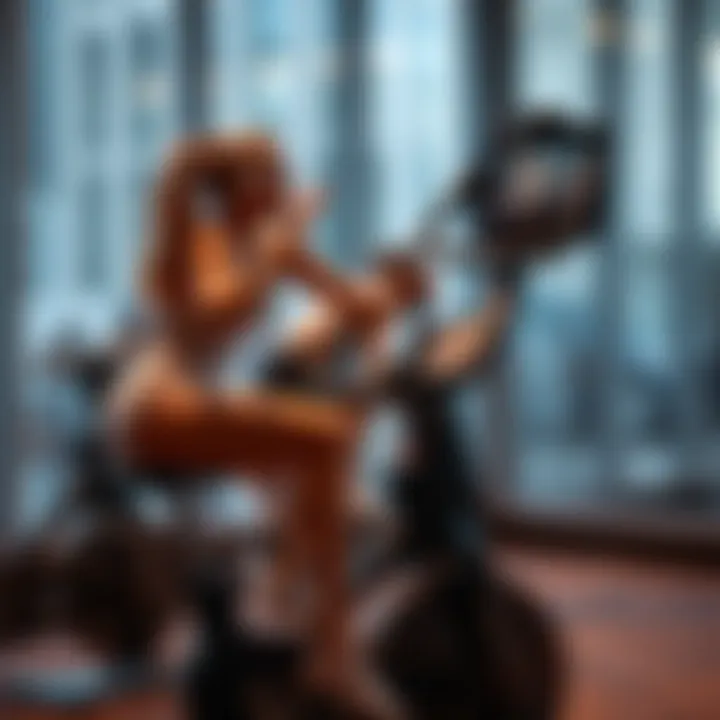 Integration of Technology in Fitness: The Spin Bike with TV Screen Summary