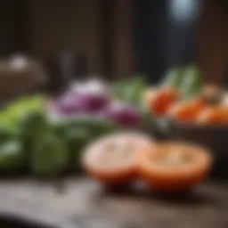 A selection of keto-friendly vegetables