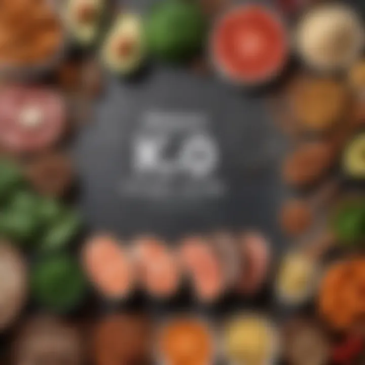 An infographic illustrating the keto diet principles and macronutrient ratios.