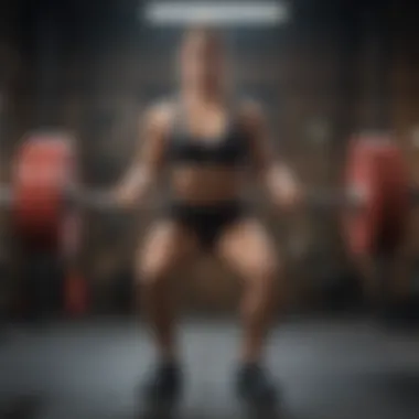 Mastering Weightlifting Form An individual demonstrating proper weightlifting form