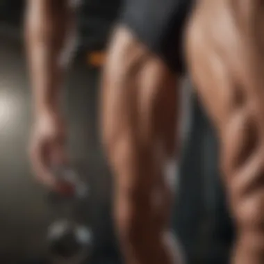 Lower Body Muscles Engagement Illustration of lower body muscles during resistance training