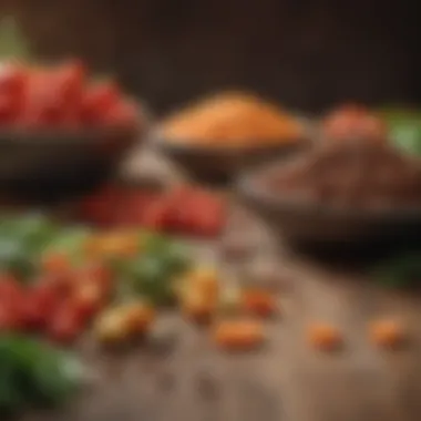 Fresh vegetables and legumes displayed as snack options