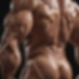 Visual representation of muscle anatomy