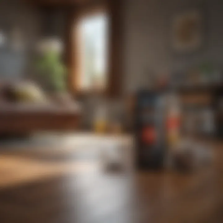 An organized home space minimizing allergy triggers