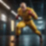 Dynamic bodyweight exercise routine inspired by anime