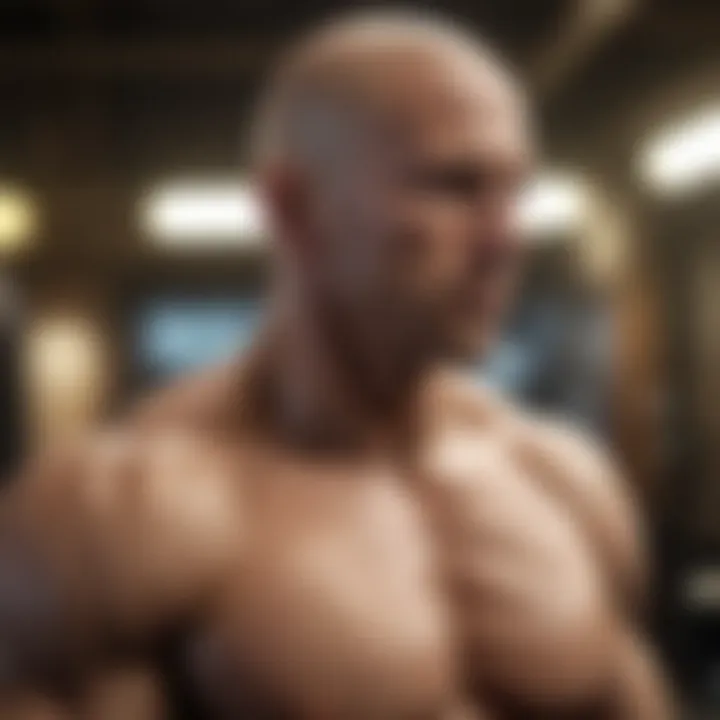 Motivational scene showcasing mental resilience