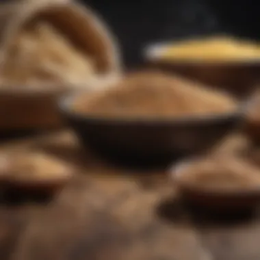 Balanced Nutrition: Lean Proteins and Whole Grains Balanced meal showcasing lean proteins and whole grains