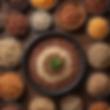 Whole Foods That Aid Fat Loss A collection of whole grains and legumes symbolizing balanced nutrition