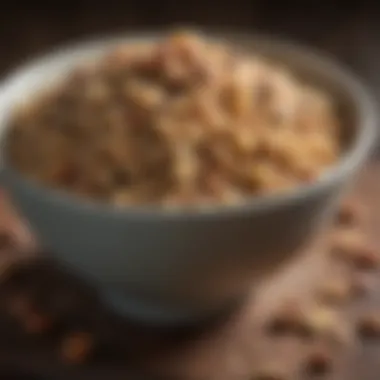 Nutrient-Dense Bowl for Healthy Eating A close-up of a bowl filled with quinoa, nuts, and seeds.