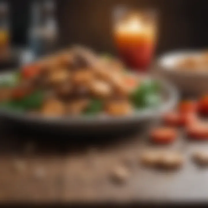 Visual representation of food choices that boost recovery