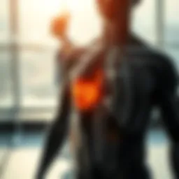 Illustration of vitamin D metabolism in the body